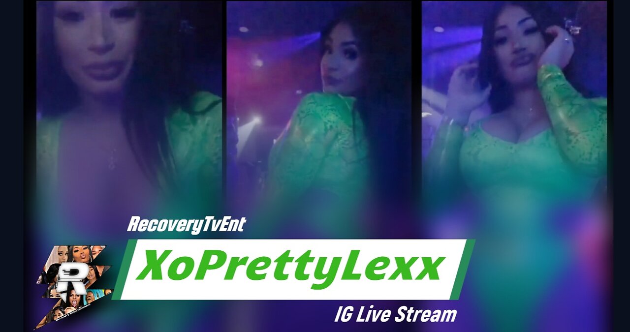 Alexis aka XoPrettyLexx dancing in sexy oufit at the strip club