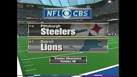 1998-11-26 Pittsburgh Steelers vs Detroit Lions