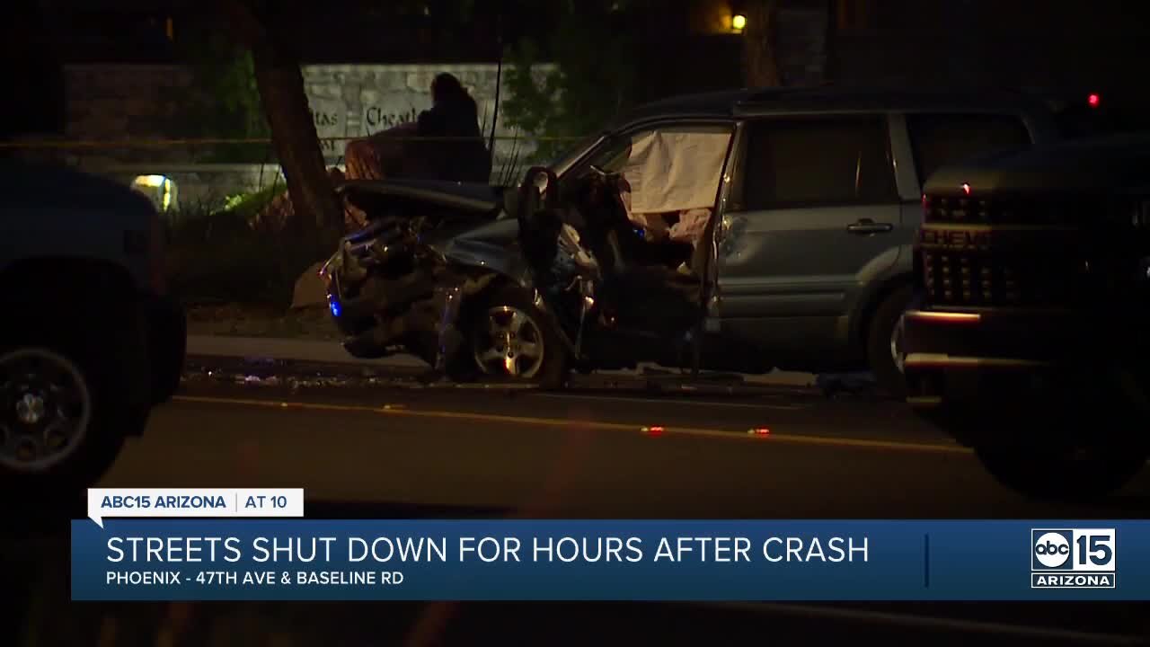 Man killed, two children hospitalized in crash at 47th Avenue and Baseline Road