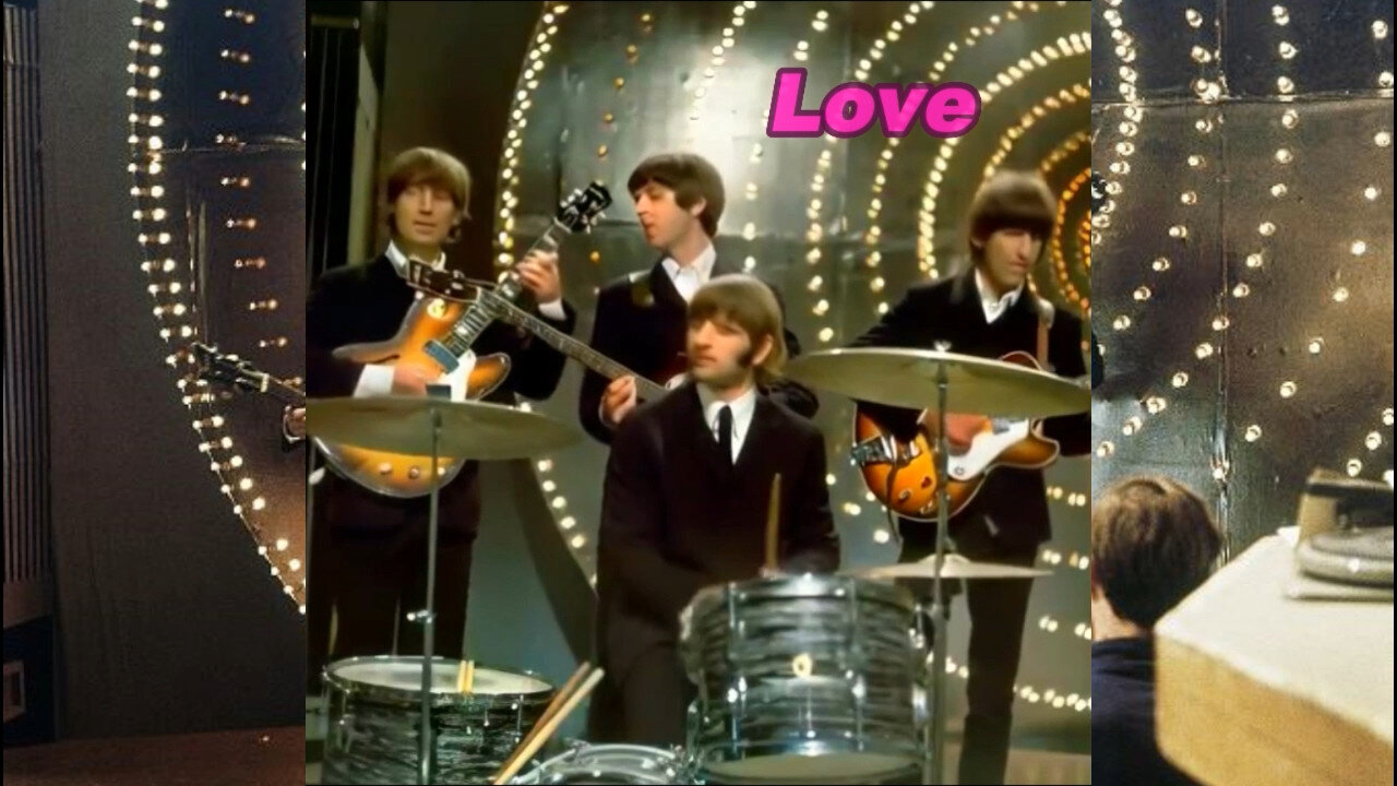 Beatles - Top Of Pops 1966 - (Bubblerock AI Video) - Short Version Demo