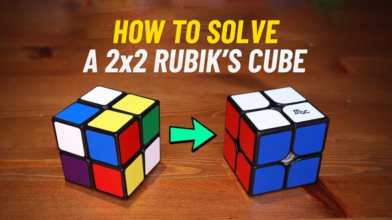 How To Solve A 2x2 3x3 Rubik's Cube