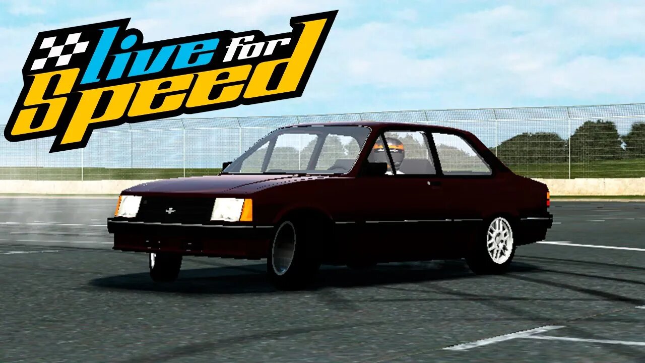Live for Speed - Drift de Chevette 1.6 subindo 2kg de pressão - LFS