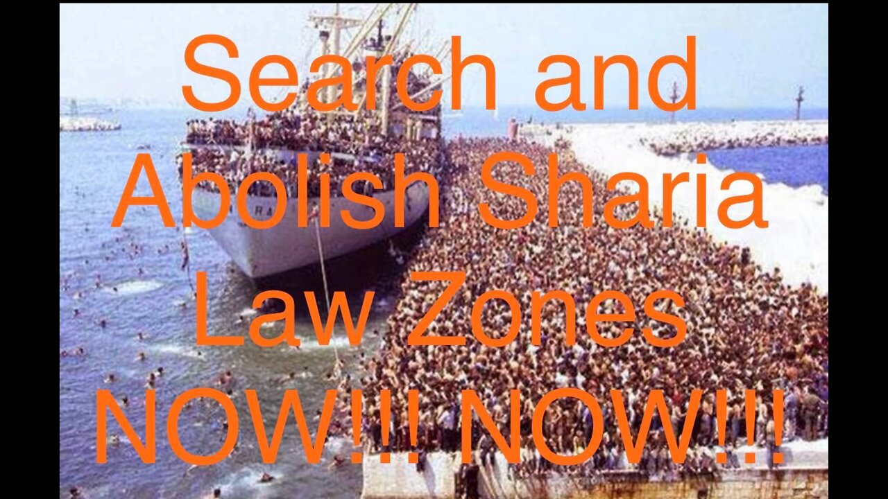 Search and Abolish every “Sharia Law Zone” out of America now!