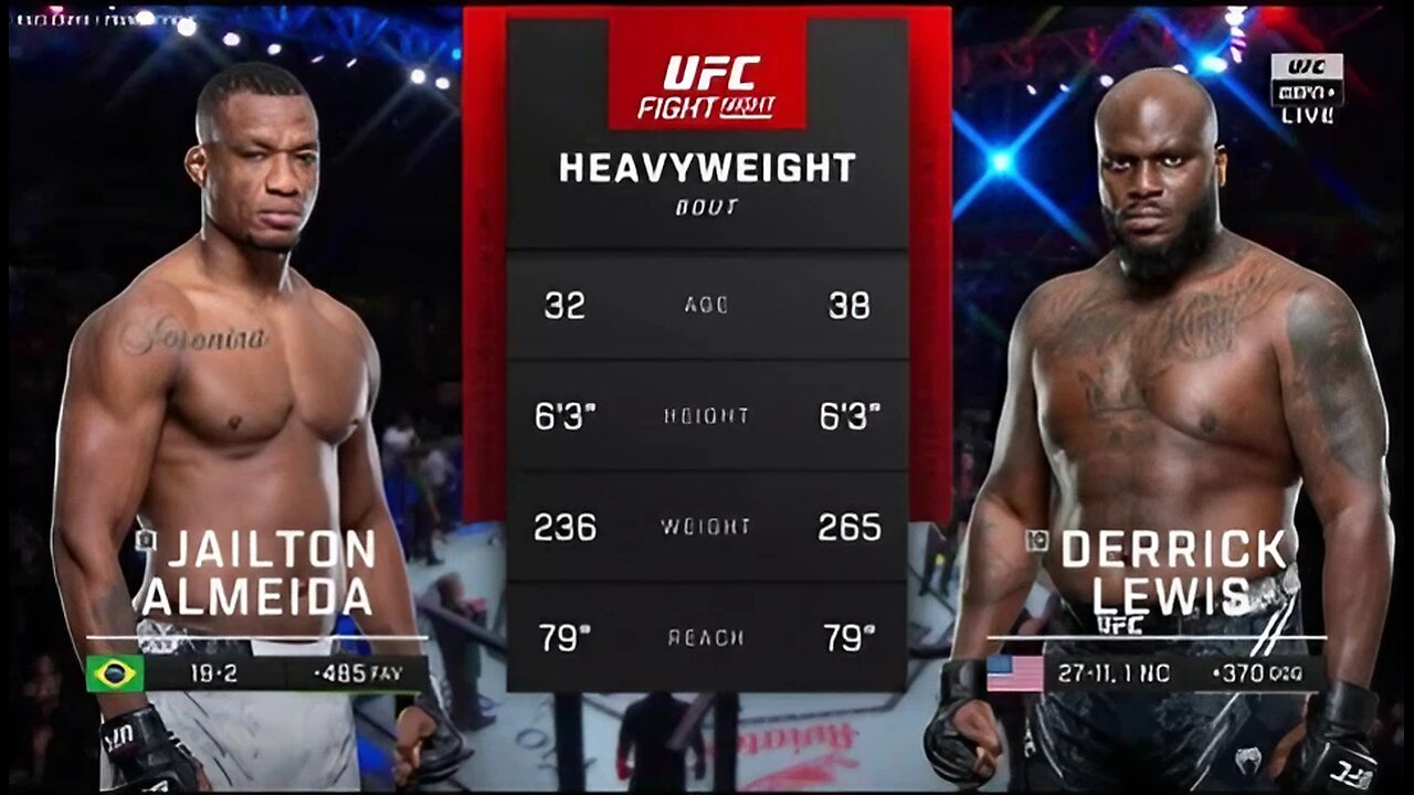 Jailton Almieda vs Defeats Derrick | Full Fight | UFC São Paulo