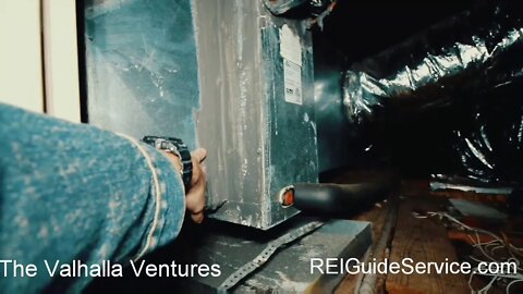 Attic view- some of what to look for when checking the attic on a REI purchase