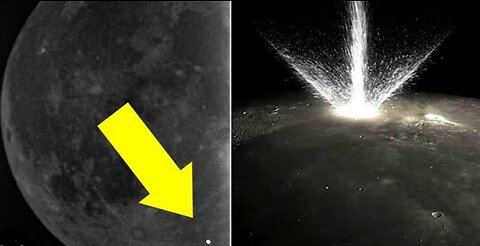 WATCH STUNNING FOOTAGE CAPTURES METEORITE IMPACT ON THE MOON!