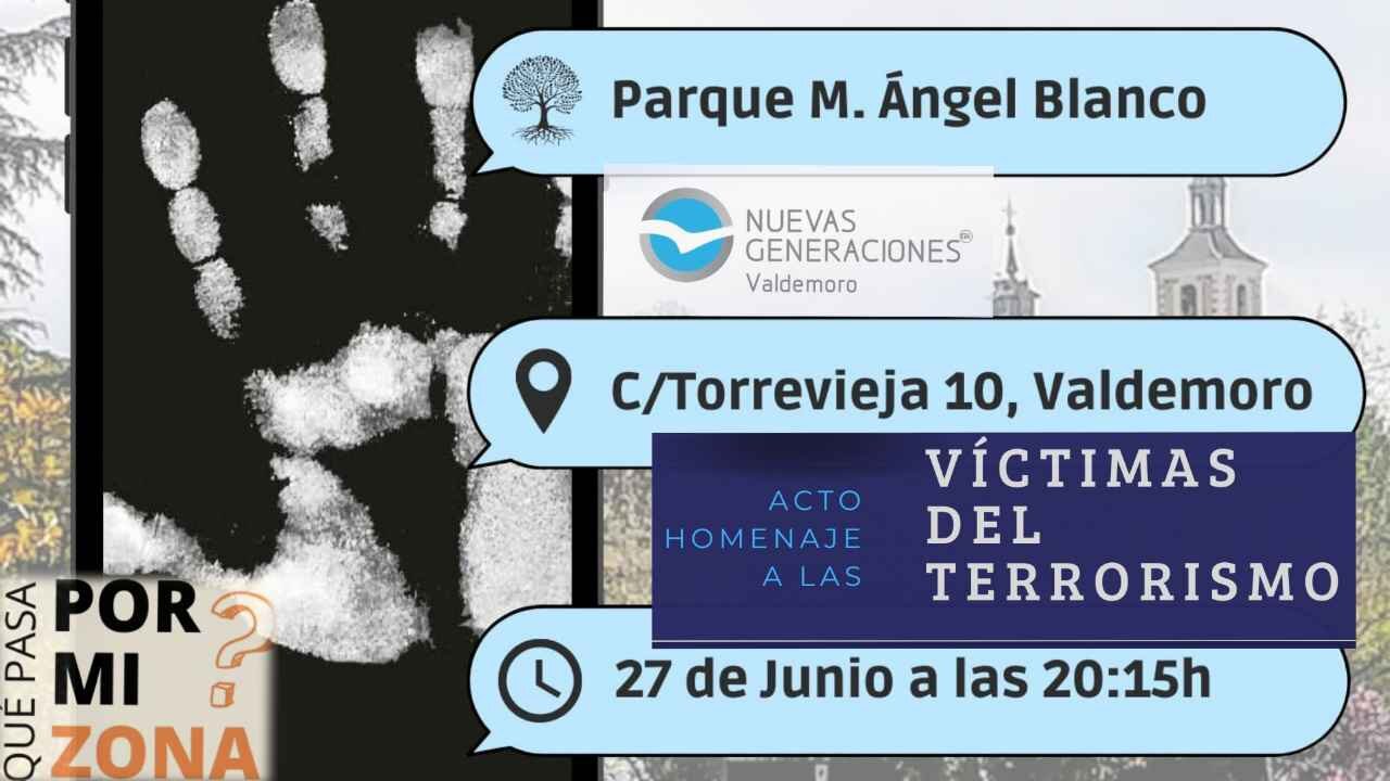 QUE PASA POR MI ZONA? en 🅳🅸🆁🅴🅲🆃🅾️ - COV10 ACTO A LAS VICTIMAS DEL TERRORISMO