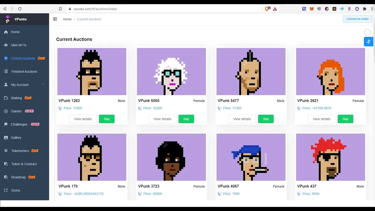 Vechain - Next Crypto Trend? VechainThor Has NFTS. VPunks NFT Cheap? The Next CryptoPunks? $VET 10X?