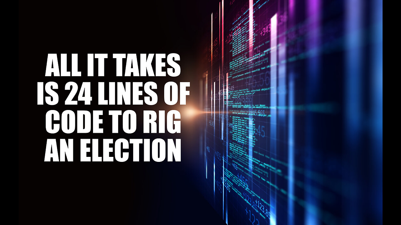 All it takes is 24 lines of code to rig an election