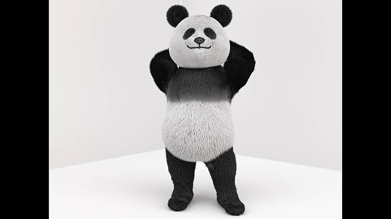 Panda MengLan Performed The Classic Split Horse on the tree 😍