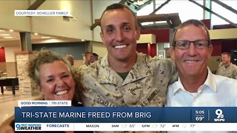 Lt Col Scheller released from brig