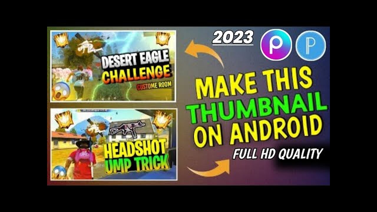 How To Make Free Fire Thumbnail In Pixellab - Free Fire Thumbnail Kaise Banaye Pixellab And Picsart