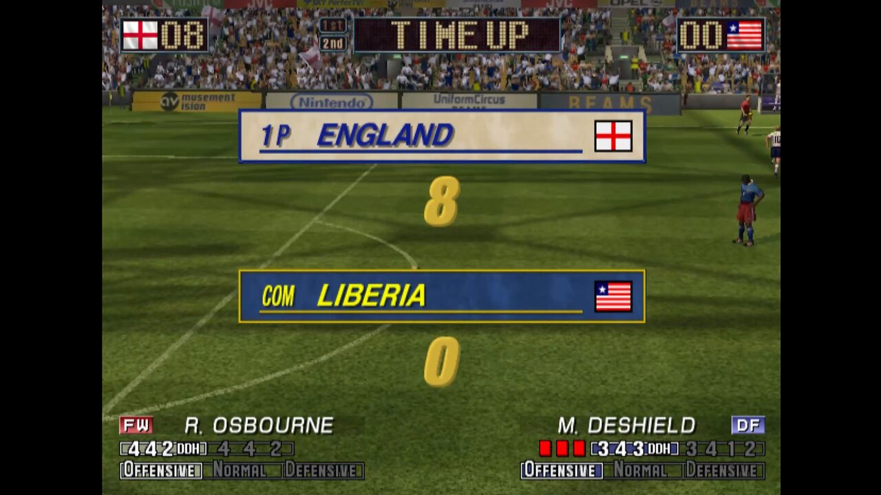 Virtua Striker 3 - England - Group