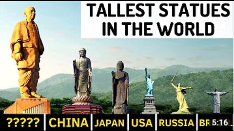 Tallest statue size comparison ► 3d animation