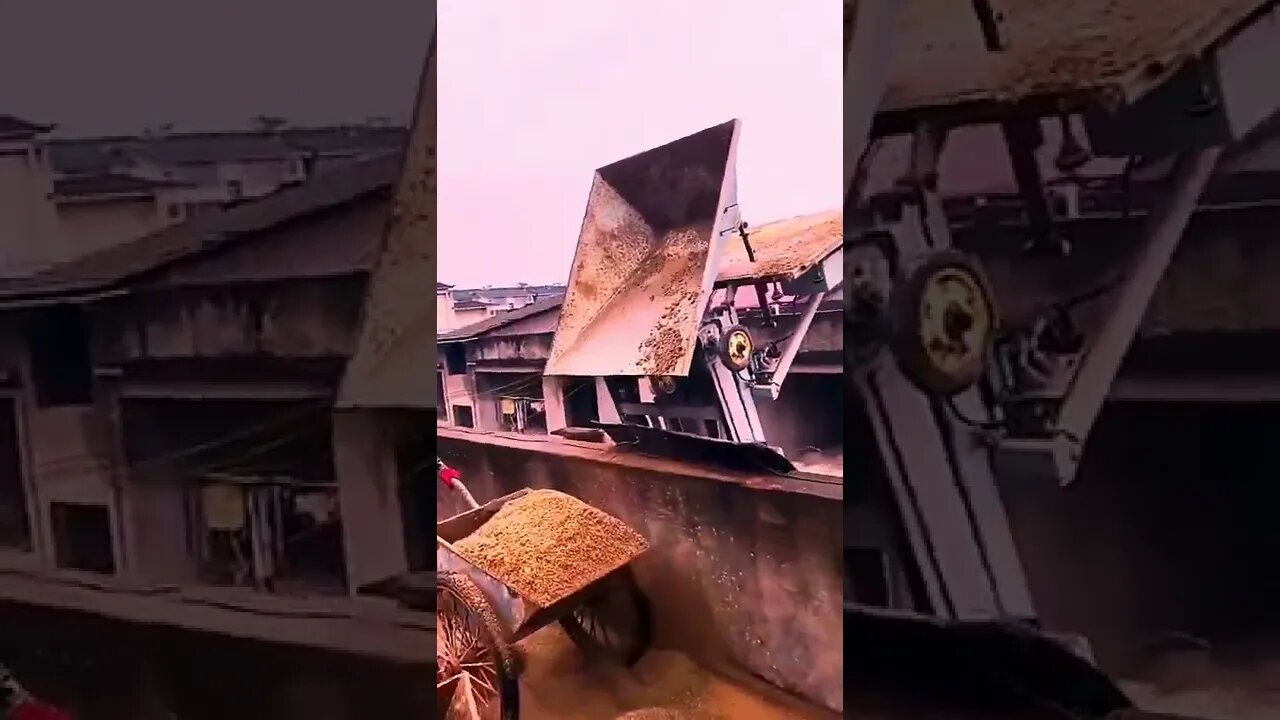 amazing remote controlledmachine to fill floor from sand and and cemant mixture