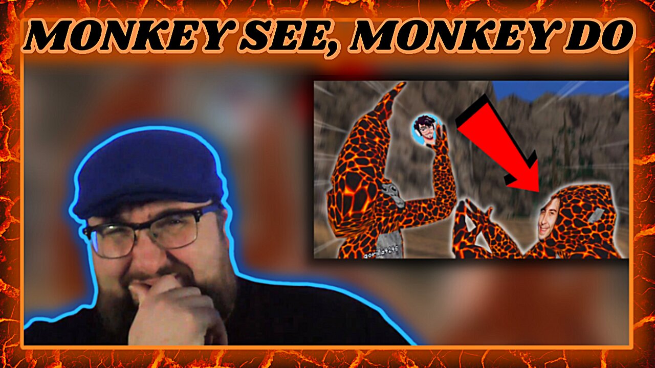 Reaction of Teaching juicy to be monkey.