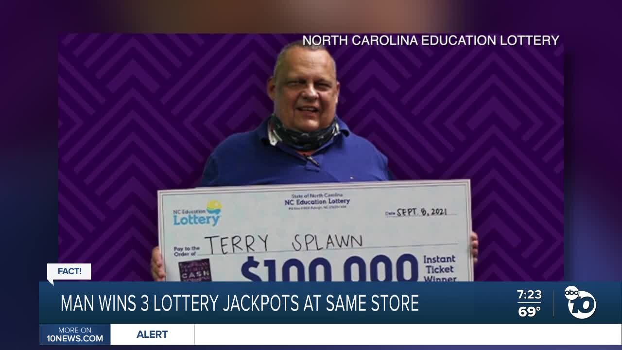 Fact or Fiction: Man wins lottery three times?