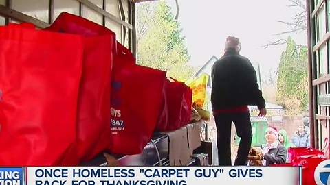 Businessman who went from homelessness to success gives back