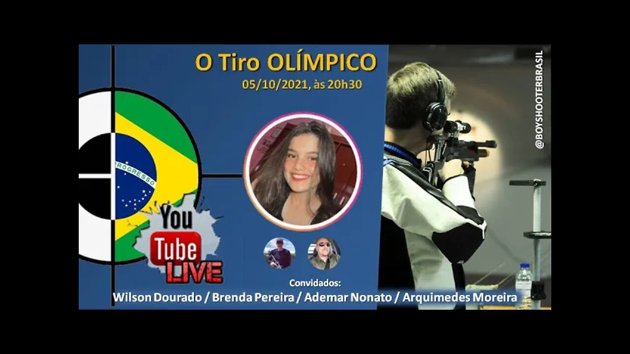 LIVE: O Tiro Olímpico - com Brenda Pereira