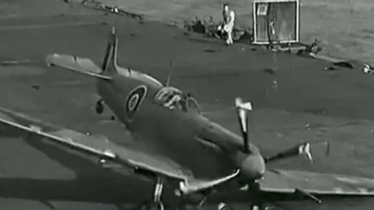 a queda deste lindo avião Seafire k-47