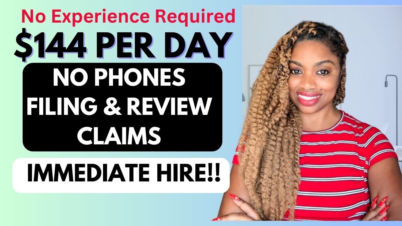 Make $144 Per Day With This Work From Home Job Reviewing Claims Online No Phone Required