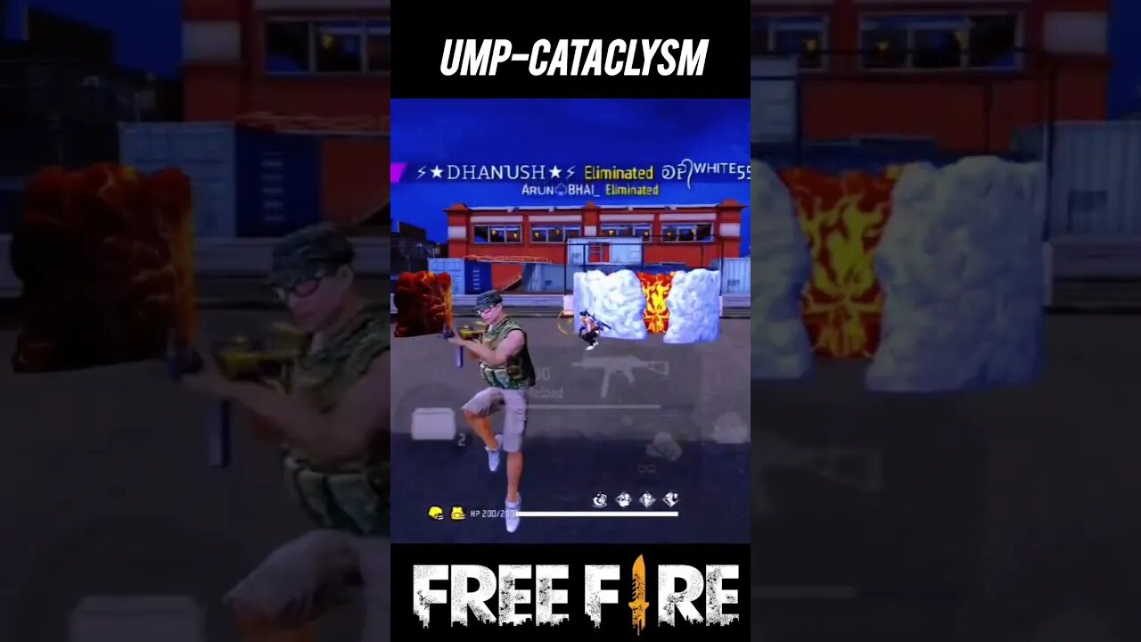 UMP-CATACLYSM 👿👿 #shorts #garena #freefire #viral #trend #trending #trendingshorts #viralshorts