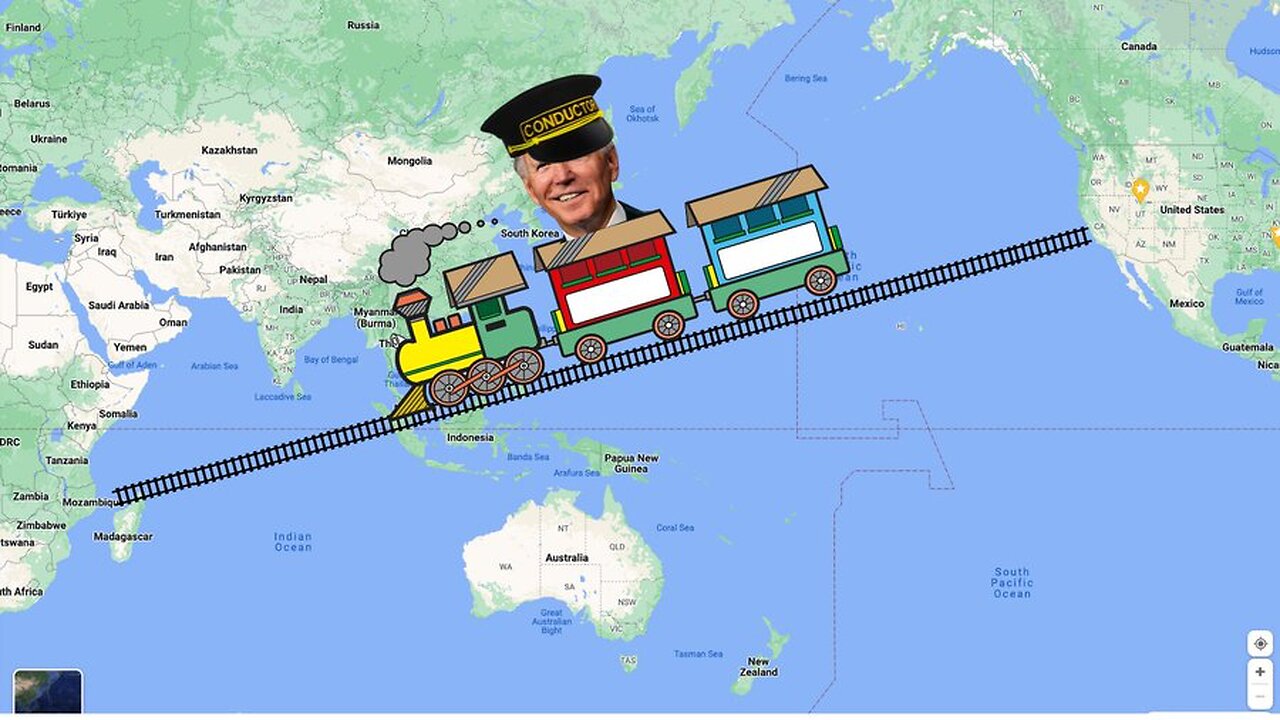 Befuddled Biden Unveils Bizarre Plan To Build an Transoceanic Railroad