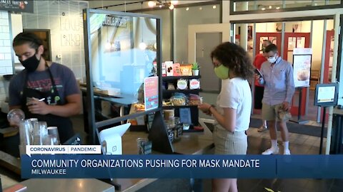 Milwaukee ogranizations calling for citywide indoor mask mandate