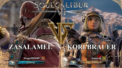 SoulCalibur VI — DragnMOOR7 (Zasalamel) VS Amesang (Kori Brauer) | Xbox Series X Ranked