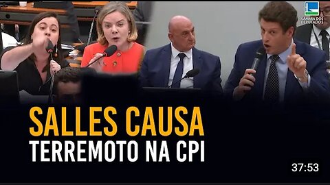 SALLES causa terremoto na CPI do MST