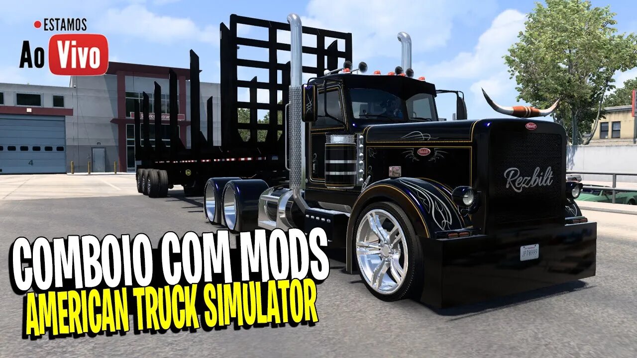 🔴 LIVE - ATS COMBOIO COM MODS AMERICAN TRUCK SIMULATOR 1.44