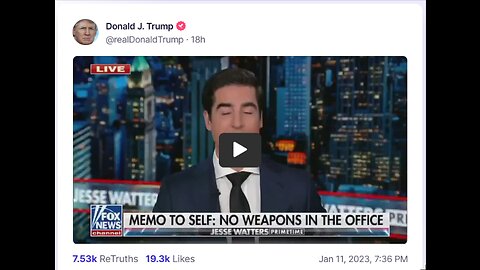 Donald J Trump TS post Jan 11 2023, 7:36 PM