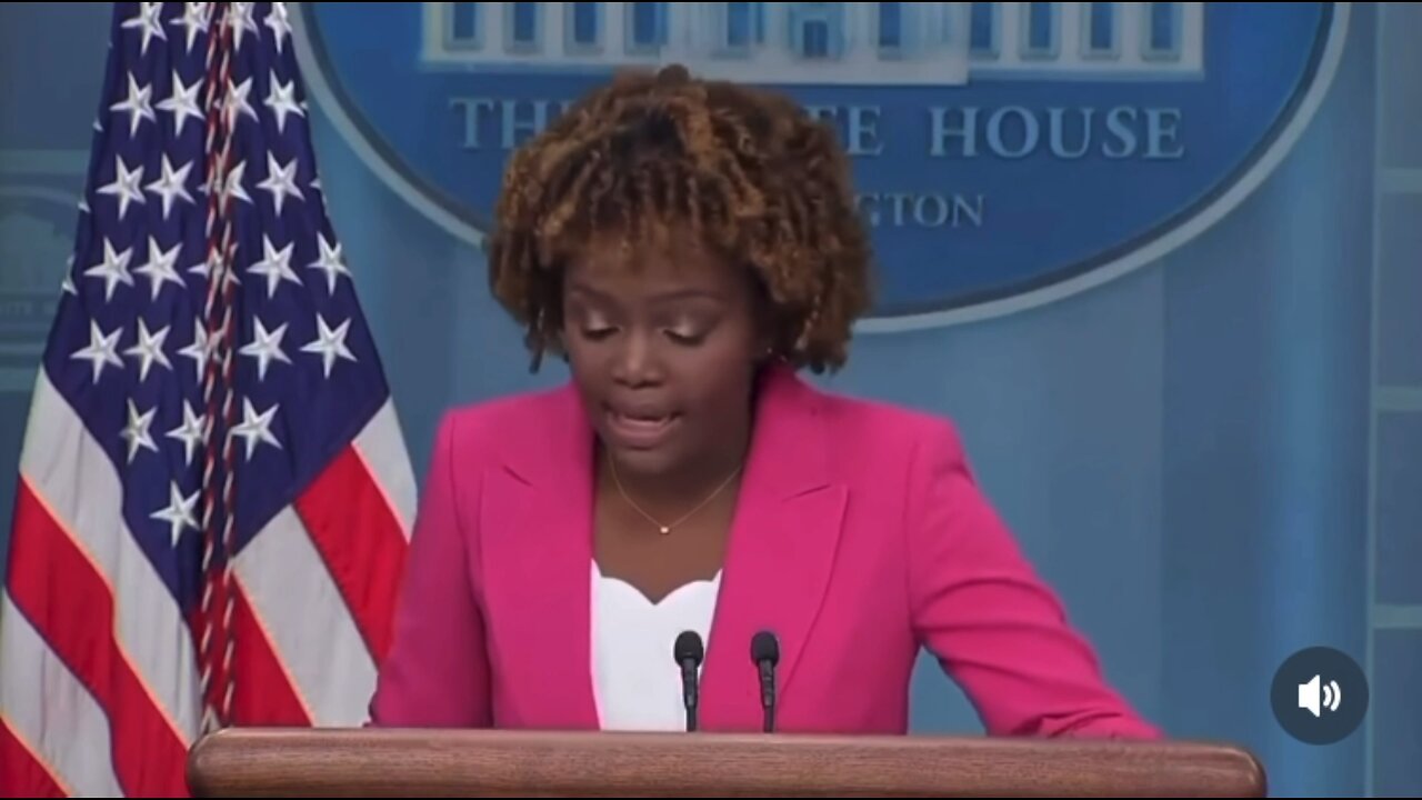 Biden press secretary responds to another based question