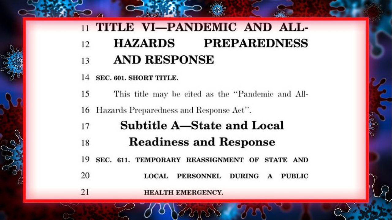 MEDICAL TYRANNY BOMBSHELL! Learn The Shocking Provisions Of The House Spending Bill That Would Have Legalized Medical Martial Law In America