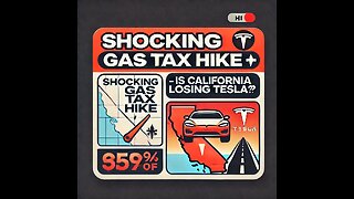 Shocking Gas Tax Hike 🚨 - Is California Losing Tesla? 🤔