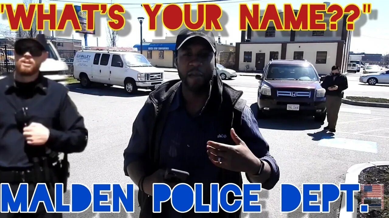 Intimidation Fail. Tyrant Shutdown. Failure To ID. Chief Kevin R. Molis. Malden. Police. Mass.