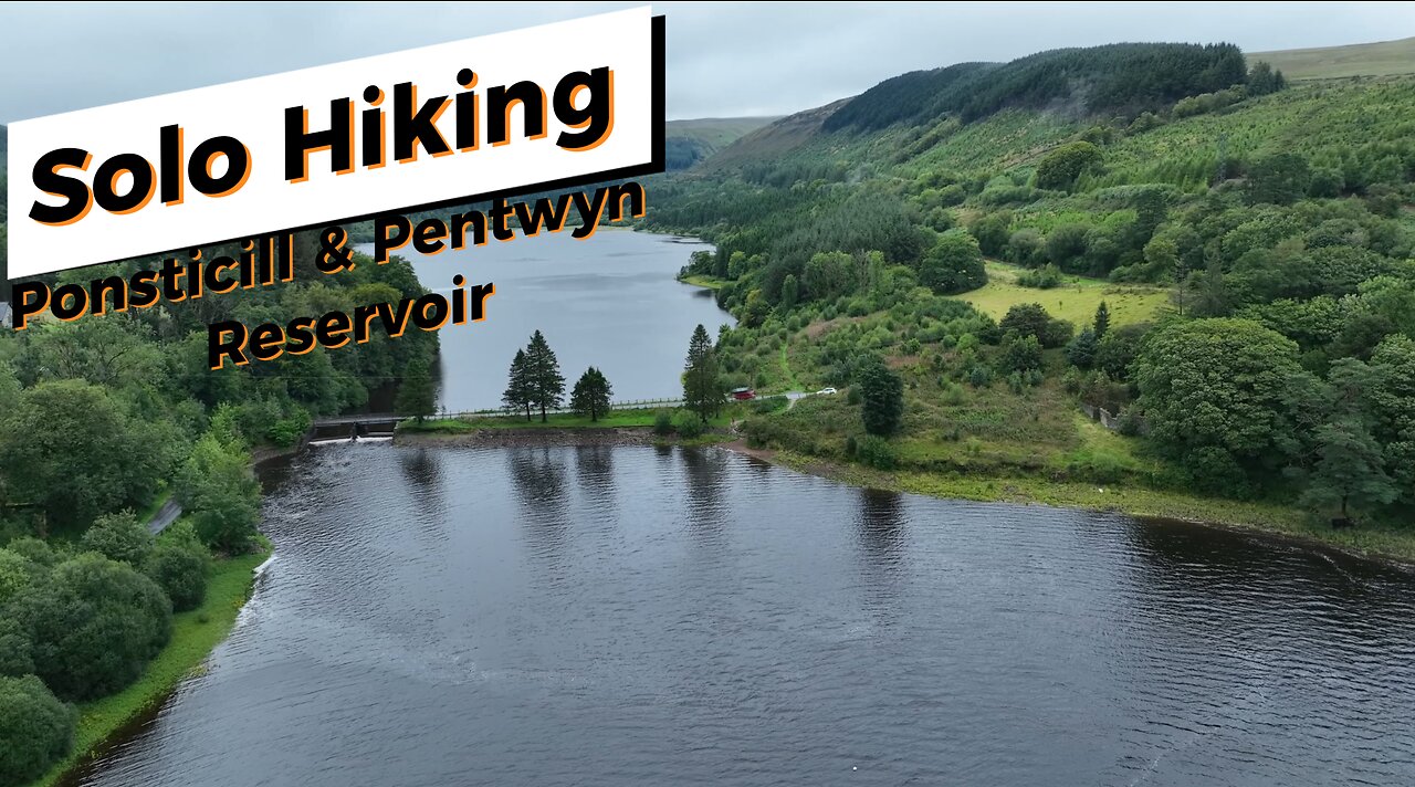 A Solo Hiking Adventure - Ponsticill & Pentwyn Reservoir [4k]