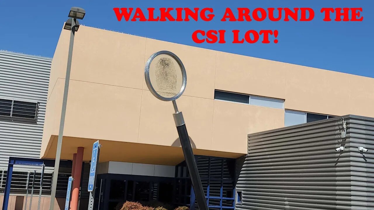 Albuquerque Police CSI Lab lot area!