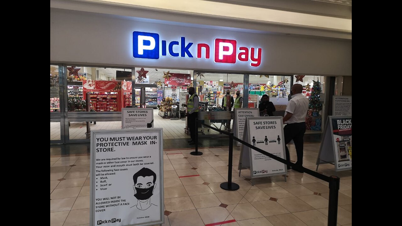 Pick n Pay and Game Stores at Canal walk is extremely quiet on this Black Friday