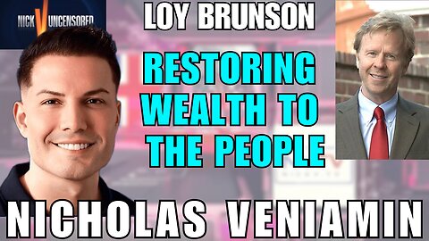 Wealth Redistribution: Loy Brunson’s Vision for Returning Power to the People