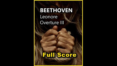 Beethoven, Leonore Overture III - Full Score