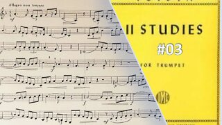 🎺🎺🎺 [TRUMPET ETUDE] Voisin 11 Studies for trumpet - #03 por Helder Passinho Jr.