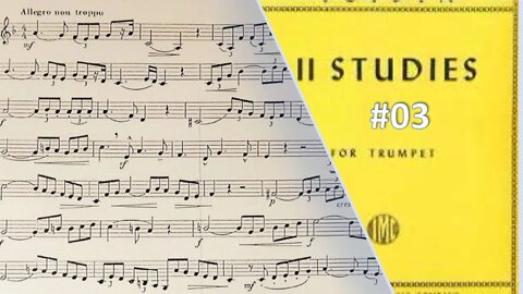 🎺🎺🎺 [TRUMPET ETUDE] Voisin 11 Studies for trumpet - #03 por Helder Passinho Jr.