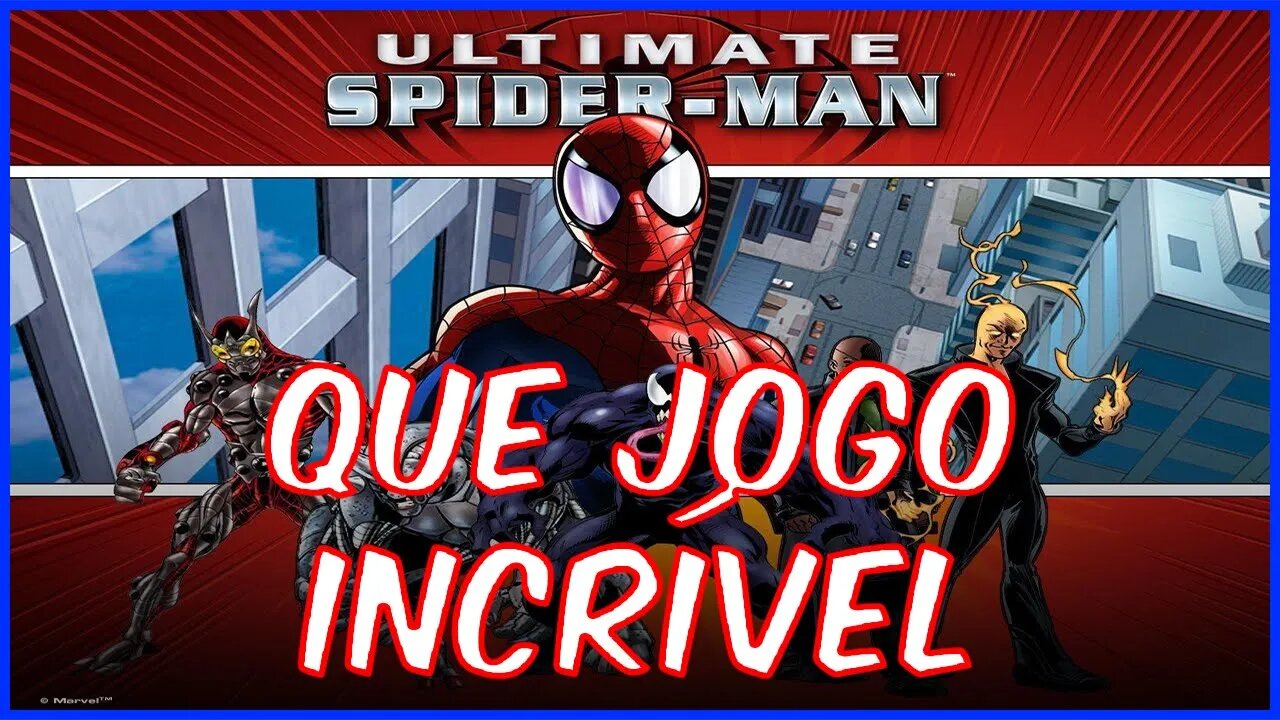 UM DOS MELHORES JOGOS DO HOMEM ARANHA DO PS2