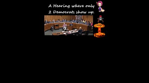 A Judicial Nomination Hearing where only 2 Democrats show up. 23 02 16