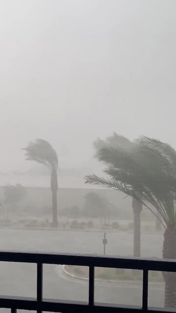 Rain near the Loop 101 and Hayden Road, as captured by Cathy Rosonke