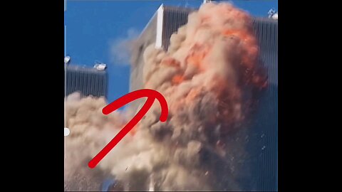 Wingtip Vortex seen in smoke in first impact on 9/11