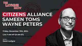 Citizens Alliance w/ Sameen Toms & Wayne Peters