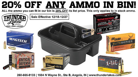 Bin Ammo Sale Preview - Dec 2024