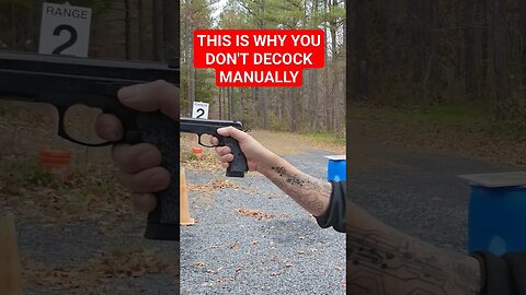 This is a negligent discharge, on purpose. #guns #education #gunculture #pistol #gun